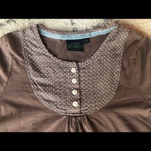 Mini Boden girls dot top 11 12